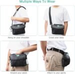 Dog Treat Pouch, Magnetic Closure Pet Training Treat Bag, with Built-in Poop Bag Dispenser, Removable Inner, Adjustable Belt, for Dog Training and Walking - Image 6