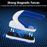 Lukovee Magnetic Aquarium Algae Scrapers Fish Tank Cleaner, Magnet Scratch-Free Glass Cleaner Floating Aquatic Clean Brush with Easy Use Solid Handle, Medium - Image 8