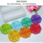 Weekly Pill Organizer(7-Day) Morning/Noon/Afternoon/Bedtime, Vitamin， Fish Oil and Medicine Box, Large Pop-Out Compartments, Designed for Travel, 4Times a Day,Iridescent - Image 4