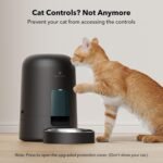 PETLIBRO Automatic Cat Feeder, Cat Food Dispenser Battery-Operated with 180-Day Battery Life, AIR Timed Pet Feeder for Cat & Dog, 2L Auto Cat Feeder, Black - Image 5