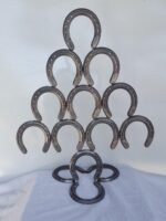 Rustic Horseshoe Christmas Tree - The Heritage Forge Natural Metal - Image 4