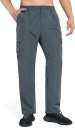 AIFARLD Mens Hiking Pants Cargo Fishing Pants Outdoor Waterproof Quick Dry Sport Lightweight with Multi Pockets - Image 5