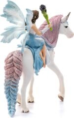 Schleich Bayala Fairy Eyela with Princess Unicorn Playset - Sparkling Flying Princess Doll with Unicorn and Magic Wand, Birthday Gift for Girls and Boys Ages 5-12 - Image 8
