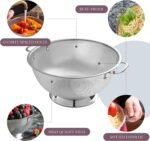Bellemain Micro-perforated Stainless Steel Colander-Dishwasher Safe (3 QT and 5 QT) - Image 7