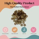 Confetti - Engraved Wood - Rustic Wooden Wedding Decor Party Table Scatter Decorations (Horseshoe) - Image 5
