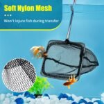 AQUANEAT Fish Net Aquarium,Fish Tank Net,Aquarium Net with Extendable Long Handle (5 Inch) - Image 3