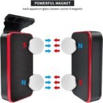 Aquarium Magnet Cleaner Glass, Magnetic Fish Tank Cleaner Magnet, Fish Tank Magnetic Glass Cleaner with Detachable Scraper, Aquarium Glass Cleaner Magnet, Floating - Scratch Free - Non Slip - (L) - Image 6