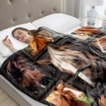 Horse Blanket Horse Gifts for Women Girls Blanket Throws Super Soft Cozy Warm Flannel Blanket for Couch Chair Bed Sofa Office,50"X60"for Teens… - Image 8