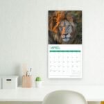 2025 Big Cats Monthly Wall Calendar by Bright Day, 12 x 12 Inch Cute Nature Photography Gift - Image 8