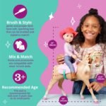 Glitter Girls Jaime Doll & Jumper Horse | 14 inch Equestrian Doll Wearing Clothes & Boots and Horse with Tan Coat and Pink Saddle - Toys for Girls 3+ Years Old - Image 5