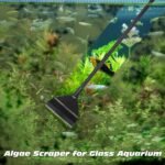 25.6inch Algae Scraper for Glass Aquariums Fish Tank Cleaner Tool with 10 Blades Aluminum Alloy Long Handle Tool-Less Installation - Image 3