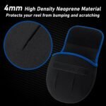 Dr.Fish Fishing Reel Cover for Spinning Reel, Fits 1000-6000 and up, Neoprene Fishing Reel Bag with Handle Slot, Spinning Reel Storage Case Pouch Reel Accessories - Image 5