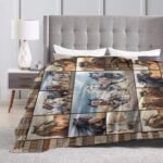 Horse Blaneket Western Horses Fleece Throw Blanket Fuzzy Plush Super Soft Cozy Warm Horse Decor Stuffed Animal Blanket Gifts for Boys Girls Kids Adult Men Women 40"x50" - Image 7