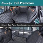 Medium Machine Washable Dog Car Seat Cover for Back Seat& Car Door Protector, Fits Sedans, Mid-Size SUV, Mid-Size Trucks - Dog Hammock for Cars- Waterproof Pet Car Accessories - Image 4