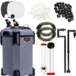 Canister Filter with 3 Media Trays Spray Bar External Canister Filter for Large Fish Tank and Aquariums, SF-650F-UV-171GPH - Image 5