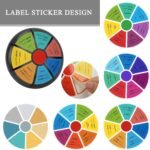 FYY Travel Weekly Pill Organizer - Push Button Pill Case Rotate 7 Compartments Daily Pill Box Portable Pill Dispenser Medicine Case with Labels for Vitamin,Fish Oil,Pills,Supplements-Black - Image 3