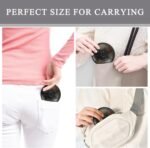 FYY Travel Weekly Pill Organizer - Push Button Pill Case Rotate 7 Compartments Daily Pill Box Portable Pill Dispenser Medicine Case with Labels for Vitamin,Fish Oil,Pills,Supplements-Black - Image 7