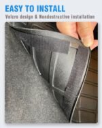 Cargo Liners Backrest Mat for Kia Carnival Accessories 2022-2025 with Hook&Loop Rear Trunk Mat Rear Seat Back Cover Protector All Weather Anti-Slip Split Dog Liner 3 PCS - Image 7