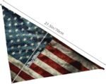 American Flag Vintage Dog Bandana Scarf Triangle Bibs Pet Accessories Cat Kerchief - Image 3