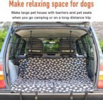 Dog Car Barrier for SUVs, Van, Vehicles, Large Pet Barrier Adjustable 32" - 57.5" Heavy Duty Dog Car Guard, Universal Fit Divider, Car Accessories Safety Travel - Image 5
