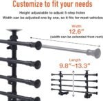 Dog Car Barrier for SUVs, Van, Vehicles, Large Pet Barrier Adjustable 32" - 57.5" Heavy Duty Dog Car Guard, Universal Fit Divider, Car Accessories Safety Travel - Image 6