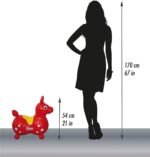 Gymnic Rody Bounce Horse Orange - Image 4