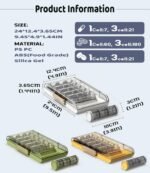 MURRI&MURRDI Upgraded Pill Organizer 3 Times a Day,Daily Pill Box Container with 21 Compartments,Large Weekly Medicine Case 7 Day, Travel Dispenser Holder for Vitamins,Fish Oils (D White) - Image 6