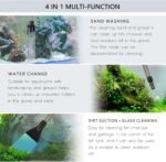 Aquarium Vacuum Gravel Cleaner, 4 in 1 Fish Tank Cleaner Vacuum, Hand Siphon Vacuum Gravel Cleaner, Vacuum Fish Tank Set with Water Flow Clamp, for Change Water, Wash Sand, Remove Dirt - Image 5