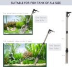 Aquarium Vacuum Gravel Cleaner, 4 in 1 Fish Tank Cleaner Vacuum, Hand Siphon Vacuum Gravel Cleaner, Vacuum Fish Tank Set with Water Flow Clamp, for Change Water, Wash Sand, Remove Dirt - Image 6
