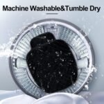 surpassme Car Seat Covers Universal Seat Covers for Car Accessories with Storage Pockets, Car Front Seat Covers and Rear Bench Coverfor Automotive, SUV, Truck, and Van(Black) - Image 7