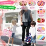 Esjay Toddler Busy Board Montessori Toys, Sensory Board Educational Activities for Learning Fine Motor Skills, Gifts for Girls Boys Toddlers, Travel Toys for Airplane Car,Fairy Horse - Image 7