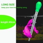 Manual Coral Feeder/Water Changer/Fish Feeder/Waste Remover, Fecsam 2pcs 17.7inch Aquarium Waste Clean Tool for Fish Tank Cleaning, 50ml Aquatic Pipette Dropper, Gravel Cleaner Siphon - Image 4