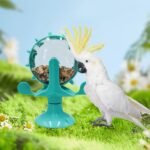 Oooct Bird Foraging Toys, Parrot Rotating Feeders, Bird Chewing Toys, Bird Enrichment Toys, Bird Cage Accessories, Suitable for Birds Parrots Parakeets Cockatiels Conures Lovebirds - Image 3