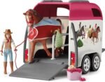 Schleich Horse Club — Horse Adventures with Car and Trailer Horse Play Set, 110 Piece Set of Horse Toys for Girls and Boys Ages 5+ - Image 3