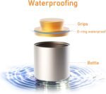 Portable Aluminum Pill Organizer, Lightweight, Large Capacity, Waterproof Suitable for Storing Daily Fish Oil, Vitamins, medications and Supplements for Office outings Travel Camping. (2) - Image 5