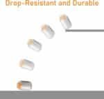 Portable Aluminum Pill Organizer, Lightweight, Large Capacity, Waterproof Suitable for Storing Daily Fish Oil, Vitamins, medications and Supplements for Office outings Travel Camping. (2) - Image 8