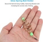 PATIKIL Luminous Spring Fishing Feeder, 20 Pcs Fishing Bait Cage Feeder Bait Holder Coarse Lure Feeder Carp Fishing Equipment - Image 5