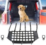 G Pet Net Vehicle Safety Mesh Dog Barrier Fit for Ford Bronco Accessories 2021-2023 4-Door, Rear Seat Trunk Cargo Isolation, Upgrade Car Pet Divider fits for Medium, Large Pets - Image 3