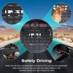 G Pet Net Vehicle Safety Mesh Dog Barrier Fit for Ford Bronco Accessories 2021-2023 4-Door, Rear Seat Trunk Cargo Isolation, Upgrade Car Pet Divider fits for Medium, Large Pets - Image 7