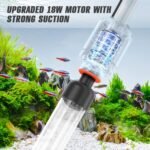 Fish Tank Vacuum Gravel Cleaner: 18W Electric Aquarium Vacuum Gravel Cleaner for Remove Dirt, Automatic Water Change Sand Wash Water Shower and Water Circulation - Image 5