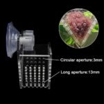 Aquarium Cone Red Worm Feeder Acrylic V-Shape Automatic Fish Feeder Brine Shrimp Food Feeding Cup with Suction Cup - Image 4