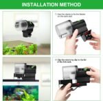 Automatic Fish Feeder, Lychee 100/200ml Auto Fish Food Dispenser Aquarium Tank Adjustable Timer for Holiday Vacation Weekend (AF2020) - Image 5
