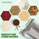 Dog Food Storage Container 5-7Lbs with Large Spout & Cup, 5L Cat Food Container Airtight, Travel Pet Dry Food Holder, BPA-Free Plastic Food Dispenser for Pet Food, Bird Seed, Fish Food, etc - Image 7