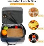 Horse Herd Reusable Lunch Box Insulated Lunch Bag Cooler Bag Lunchbox Meal Food Container Tote Bag for Women Kids Girls Boy School Camping Hiking Picnic Beach Travel - Image 8