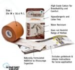 Kinesio Equine Tape - Tex Gold FP Horse Tape -Tape Made Specifically for Horses - 2”x 16’ Roll - Image 4