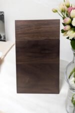 Handcrafted Wood Cremation Urn for Ashes Adult Male Solid Wooden Box Urn for Cremation Ashes Urn and Pet Urn Cat Urn Dog Urn Memorial Urn Wood Decorative Urn 220 lbs - Image 8