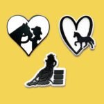 Horse Shoe Charms for Clog, Black Horse Charms Decoration for Women Adults - Image 5