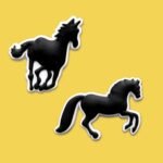 Horse Shoe Charms for Clog, Black Horse Charms Decoration for Women Adults - Image 6