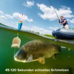 3 Pcs 5M Fishing PVA Mesh Refill 25/37/44mm Wide PVA Mesh Carp Fishing Accessories with Scissors, Fast Melt Water Soluble PVA Mesh Bag Fishing for Boilie, Bait, Precise Feeding - Image 7