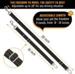 Active Pets Dog Car Harness - Pack of 1 Dog Seatbelts for Cars, Trucks, Travel - Tether Belt for Small & Large Dogs - Orange - Image 7